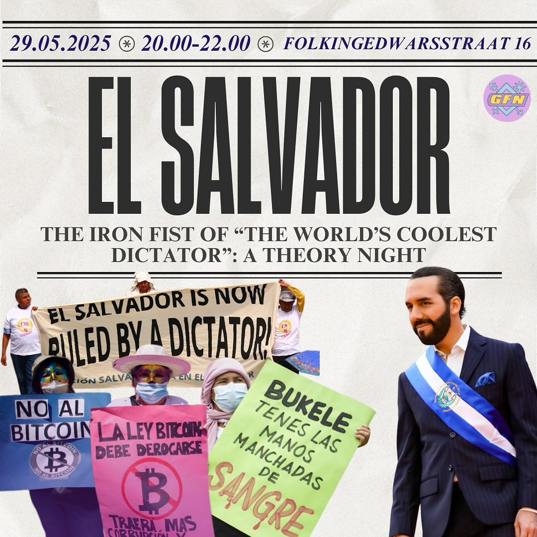 Theory Night – El Salvador: the iron fist of “the world’s coolest dictator”